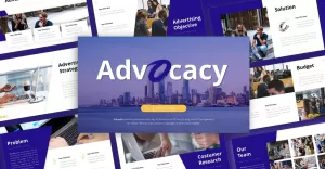 Advocacy Advertising Presentation PowerPoint template