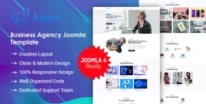Agenz - Creative Business Agency Joomla 4 Template