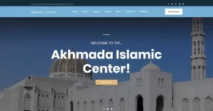 Akhmada - Islamic Center WordPress theme - TemplateMonster