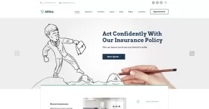 AllRisk - Insurance Company Multipage Website Template