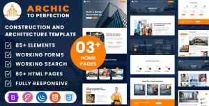 Archic - Construction and Architecture HTML Template