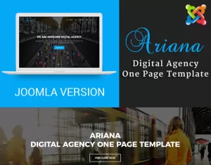 Ariana - Digital Agency One Page Joomla 4 Template