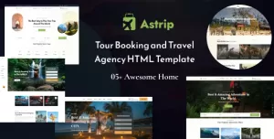 Astrip - Tour Booking and Travel Agency HTML Template