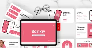 Bankiy - Payment Mobile Apps PowerPoint Template