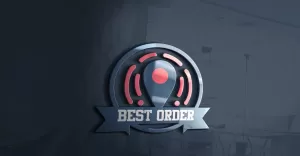 Best Order Logo Template For Precise Location Delivery Vector File
