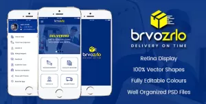 Brvozrlo Mobile App PSD