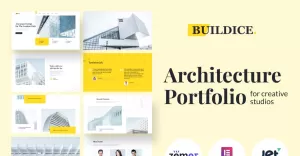 Buildice - Architecture portfolio for creative studios WordPress Theme