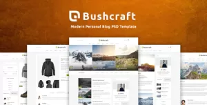Bushcraft - Personal Blog Template