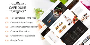 Cafe-Duke - Restaurant HTML5 Template