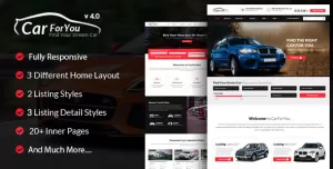 Carforyou - Auto Dealer and Car Reseller HTML5 Template