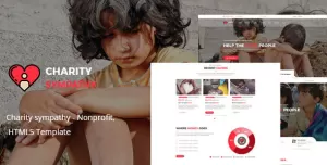 Charity sympathy - Nonprofit, Donation, Charity HTML5 Template