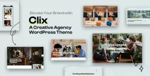 Clix - Creative Digital Agency WordPress Theme