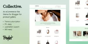 Collective: eCommerce-like theme for product showcasing