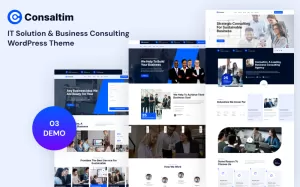 Consaltim - Business Consulting Service WordPress Theme