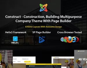 Construct - Construction, Building Joomla 5 Template