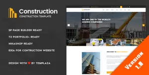 Construction - Building & Architect Joomla 4 Template
