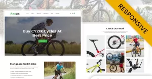 CYZIX - Bicycle Shop Elementor WordPress Theme