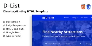 D-List - Directory & Listing HTML Template