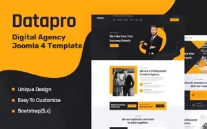 Datapro - Creative Agency Joomla 4 Template - TemplateMonster