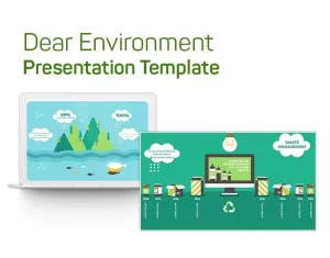 Dear Environment PowerPoint template - TemplateMonster