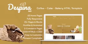 Despina - Coffee, Cake & Bakery HTML Template