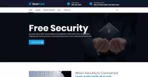 DunCan - Security Systems & Bodyguard Services WordPress Theme