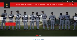 Falcon - Cricket & Sports Club React Website Template