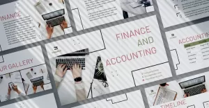 Finance a účetnictví prezentace PowerPoint šablony