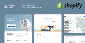 Finderland - Real Estate Sale and Rental Shopify 2.0 Theme