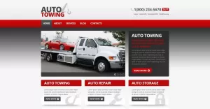 Free Auto-Towing Car Repair WordPress Theme - TemplateMonster