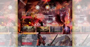 Game server L2-wow-aion PSD Template - TemplateMonster