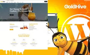 Goldhive   Honey Farm and Production WordPress Theme