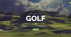 GolfGold - Golf Creative Joomla Template - TemplateMonster