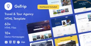 GoTrip - Travel & Tour Agency HTML Template