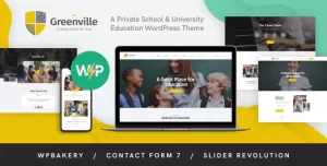 Greenville  A Private School & University Education WordPress Theme