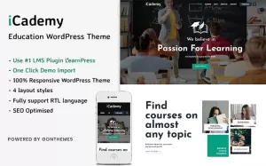 ICademy - Education WordPress Theme. - TemplateMonster
