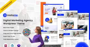 Instame - Digital Marketing Agency WordPress Theme