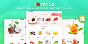 JoyFood - Grocery, Supermarket Organic Food/Fruit/Vegetables eCommerce Shopify Theme