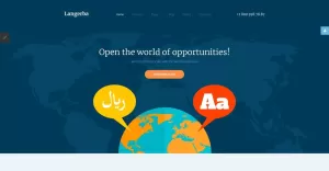 Langerba - Language School Joomla Template - TemplateMonster