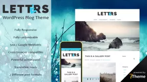 Letters - WordPress Blog Theme