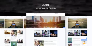 LORE Personal PSD Template