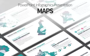 MAPS - PowerPoint Infographics Presentation - TemplateMonster