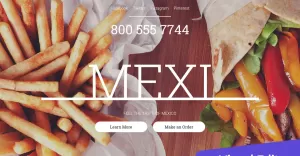 Mexican Restaurant Moto CMS 3 Template - TemplateMonster