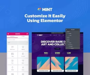 Mint - NFT Projects & Portfolio WooCommerce Elementor Template Kit