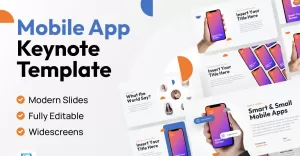 Moby - Mobile App Keynote Presentation Template