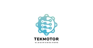 Motor Gear Technology Logo Template