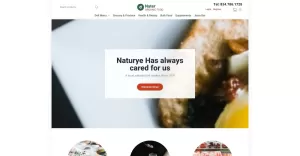 Nater - Organic Food ECommerce Modern Elementor WooCommerce Theme