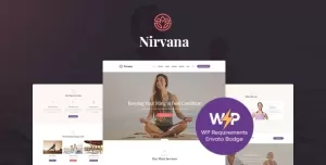 Nirvana  Yoga Studio and Fitness Club WordPress Theme