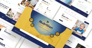 Nutrition Your Child Keynote Template - TemplateMonster