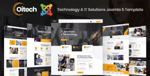 Oitech - Joomla 5 Technology Template  IT Company